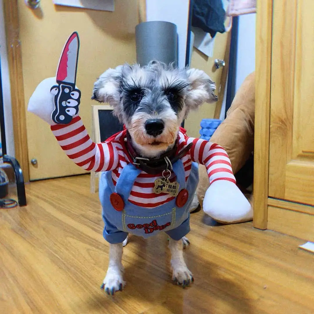 Funny Halloween Dog Costume For Small Medium Dogs Cats Adjustable Puppy Cosplay Party French Bulldog Chihuahua Pet Clothing Beauty World Shop