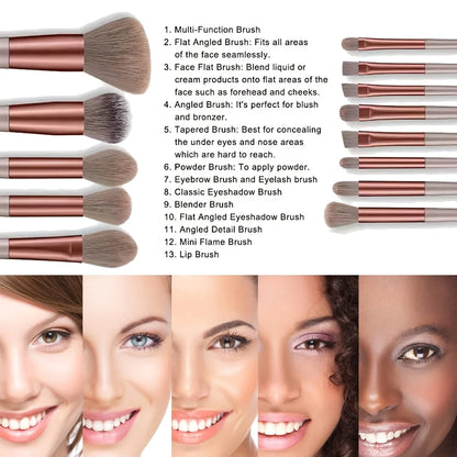 Makeup Brushes 8-29Pcs Makeup Kit Professional Women Cosmetic Soft Powder Brush Eyeshadow Foundation Full Set Travel Beauty Tool Beauty World Shop