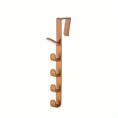 1pc Bedroom Door Hanger Clothes Hanging Rack Over The Door Plastic Home Storage Organization Hooks, Purse Holder For Bags Rails Beauty World Shop
