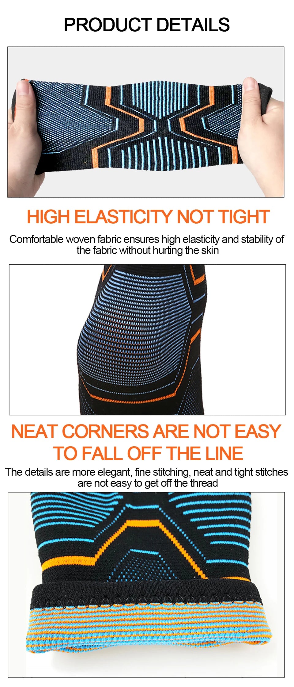 LOOGDEEL 1PCS Elastic Knitted Sports Ankle Support Brace Fitness Cycling Yoga Basketball Volleyball Foot Joint Ankle Protection Beauty World Shop