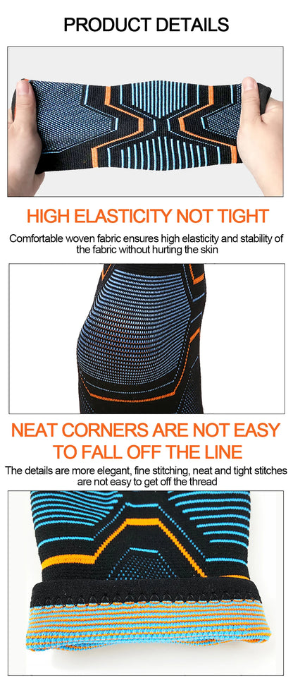 LOOGDEEL 1PCS Elastic Knitted Sports Ankle Support Brace Fitness Cycling Yoga Basketball Volleyball Foot Joint Ankle Protection Beauty World Shop