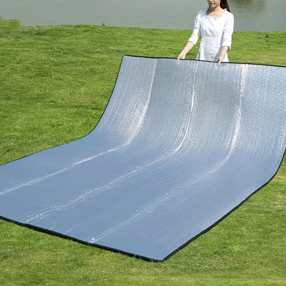 Waterproof Mat Double-sided Aluminum Film Moisture-Proof Mat Portable Picnic Mat Outdoor Tent Camping Beach Moisture-Proof Mat Beauty World Shop