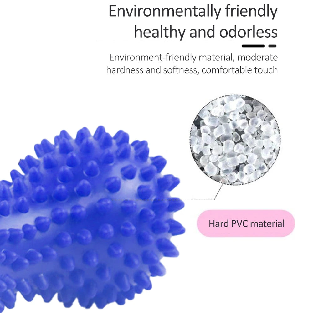 1PCS Relaxation Massage Ball Fitness Acupoint Stimulating Grip Strength Fascia Ball Hedgehog Design for Body Care Beauty World Shop