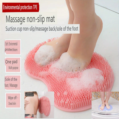 Exfoliating Foot Brush and Back Scrubber Anti-Slip Suction Cup - Deep Cleansing and Exfoliating Tool for Body Dirt Removal Beauty World Shop