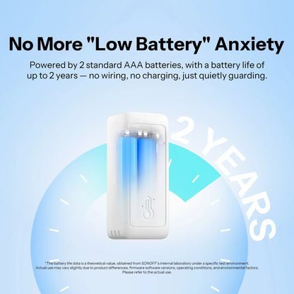 SONOFF Zigbee Temperature and Humidity Sensor Smart Home Airguard TH Lite SNZB-02B Ewelink APP Control Work With Alexa Google Beauty World Shop