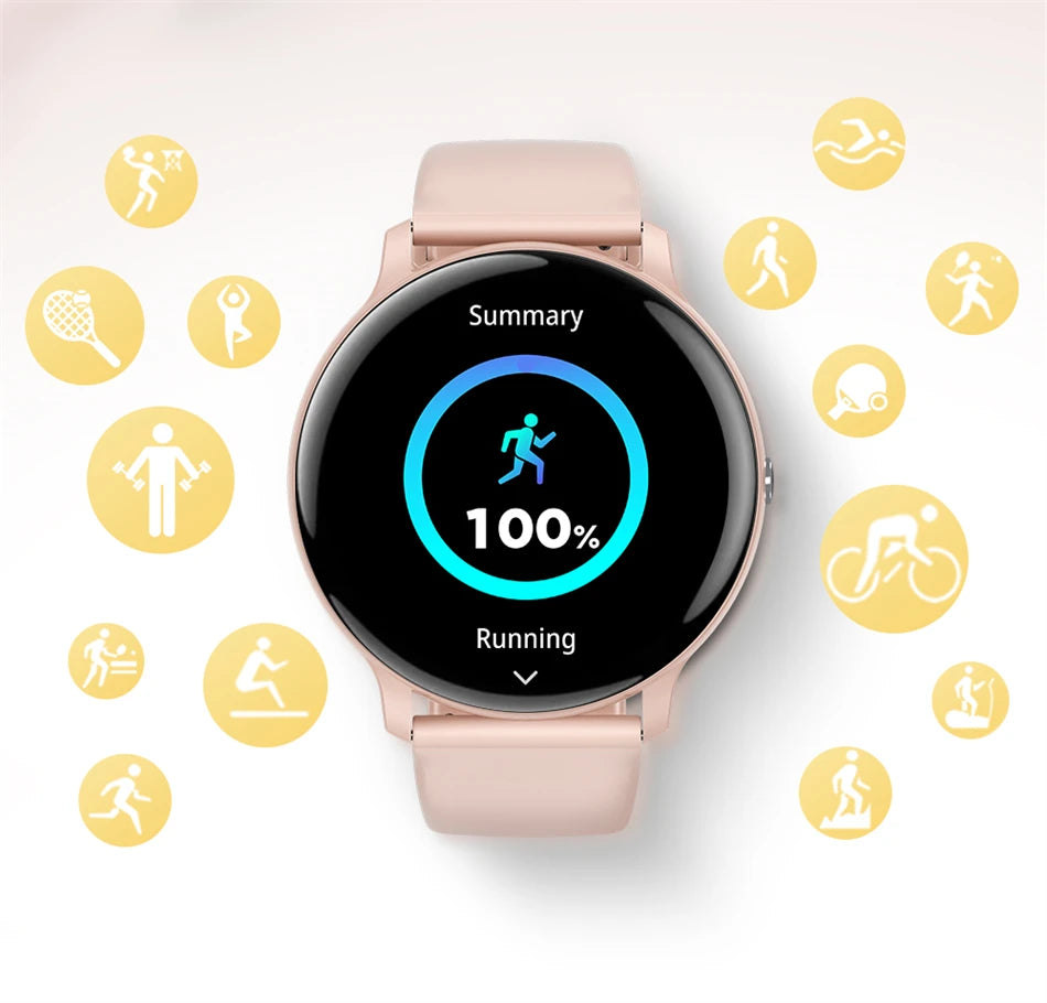 2025 New Smart Watch Women Men Bluetooth Call Sports Fitness Watches Heart Rate Health Monitor Smartwatch Ladies For Android iOS