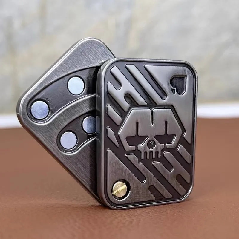 Fidget Spinner KK Pop Fingertip Gyro Solution Pressure Reduction Toy Push Poker Push Card EDC stainless Steel Toys Adult Gifts Beauty Fashion