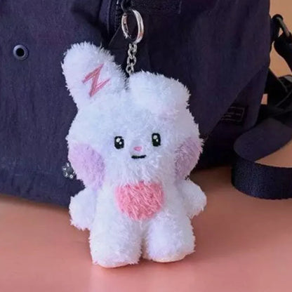 Kpop ZB1 Doll Keychain 12CM Zeroni Cartoon Cute Plush Doll Pendant Bag Accessories Key Ring ZhangHao HanBin Ricky Fans Gift Beauty World Shop