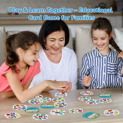 Flipair Number & Shape Matching Card Game, Fun Visual Perception Game for Family, School, Parties & Travel Beauty World Shop