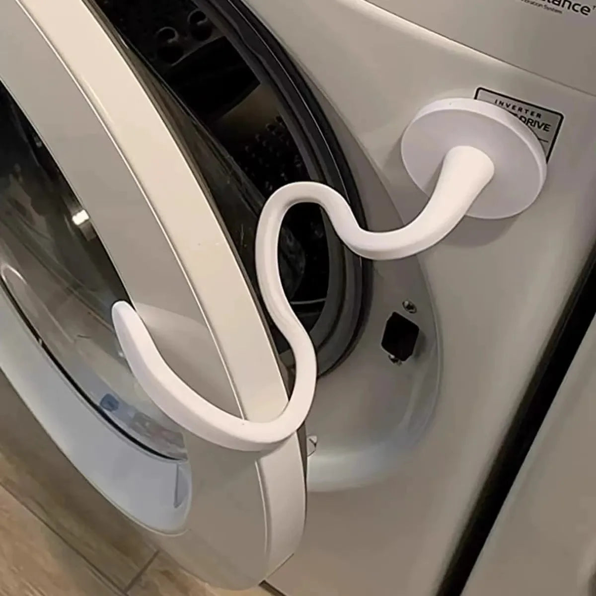 HOMEFISH Flexible Silicone Washer & Dryer Door Prop Easy-to-Use Bendable Sturdy Stopper for Odor-Free Appliances Beauty World Shop