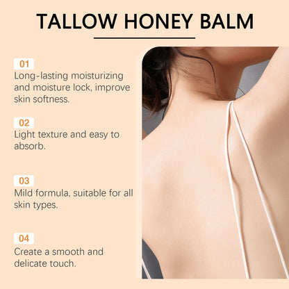 Beef Tallow Honey Cream Brightening Fade Dark Spots Remove Melanin Firming Non-Greasy Lasting Moisturizing Soothing Body Lotion Beauty World Shop