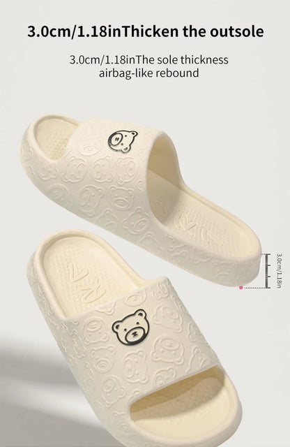 Non-slip Slippers Female Outer Wear 2024 New Bathroom Bathroom Indoor Home Sandals Female Summer Eva Beauty World Shop