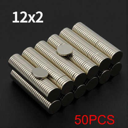 Powerful Neodymium Magnet N35 NdfeB Permanent Magnetic imanes Round Super Strong Fridge Magnets DIY 2/4/5/6/8/10x2/3mm Beauty World Shop