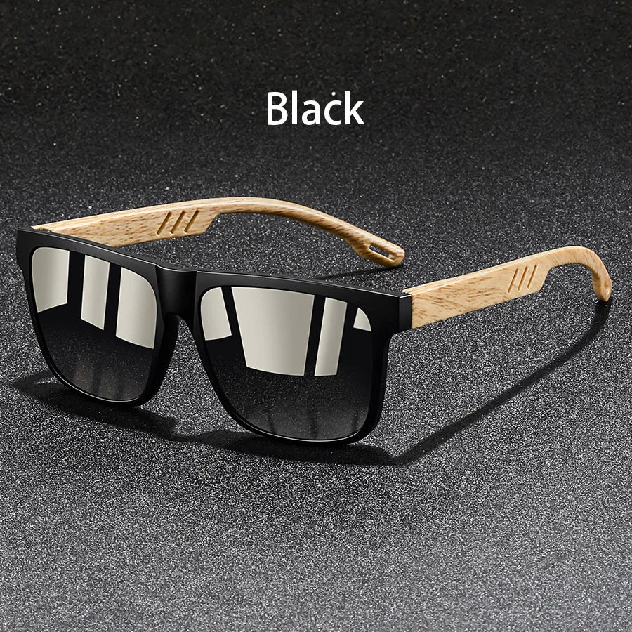 Fashion Vintage Square Square Frame Sunglasses Men Women Fishing Driving Man Luxury Brand Designer Sun Glasses  Eyewear Beauty World Shop