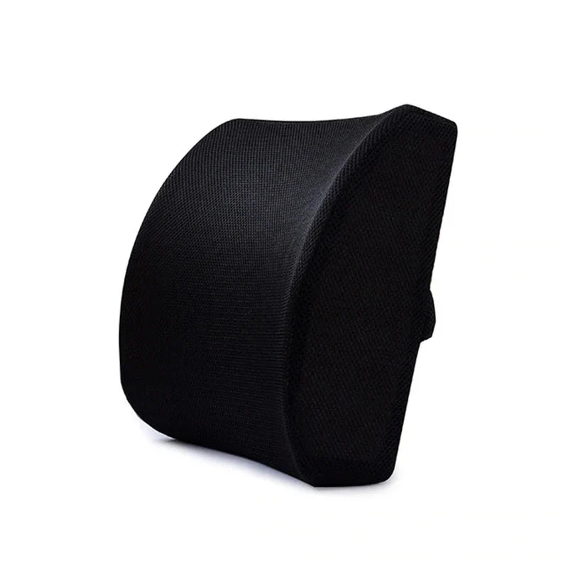 Car Lumbar Support Cushion Memory Foam Waist Pillow 2 Color Auto Seat Back Cushion for Car Chair Home Office Relieve Pain Beauty Trend Shop