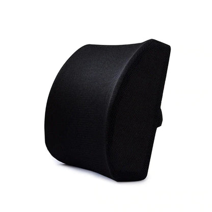 Car Lumbar Support Cushion Memory Foam Waist Pillow 2 Color Auto Seat Back Cushion for Car Chair Home Office Relieve Pain Beauty Trend Shop
