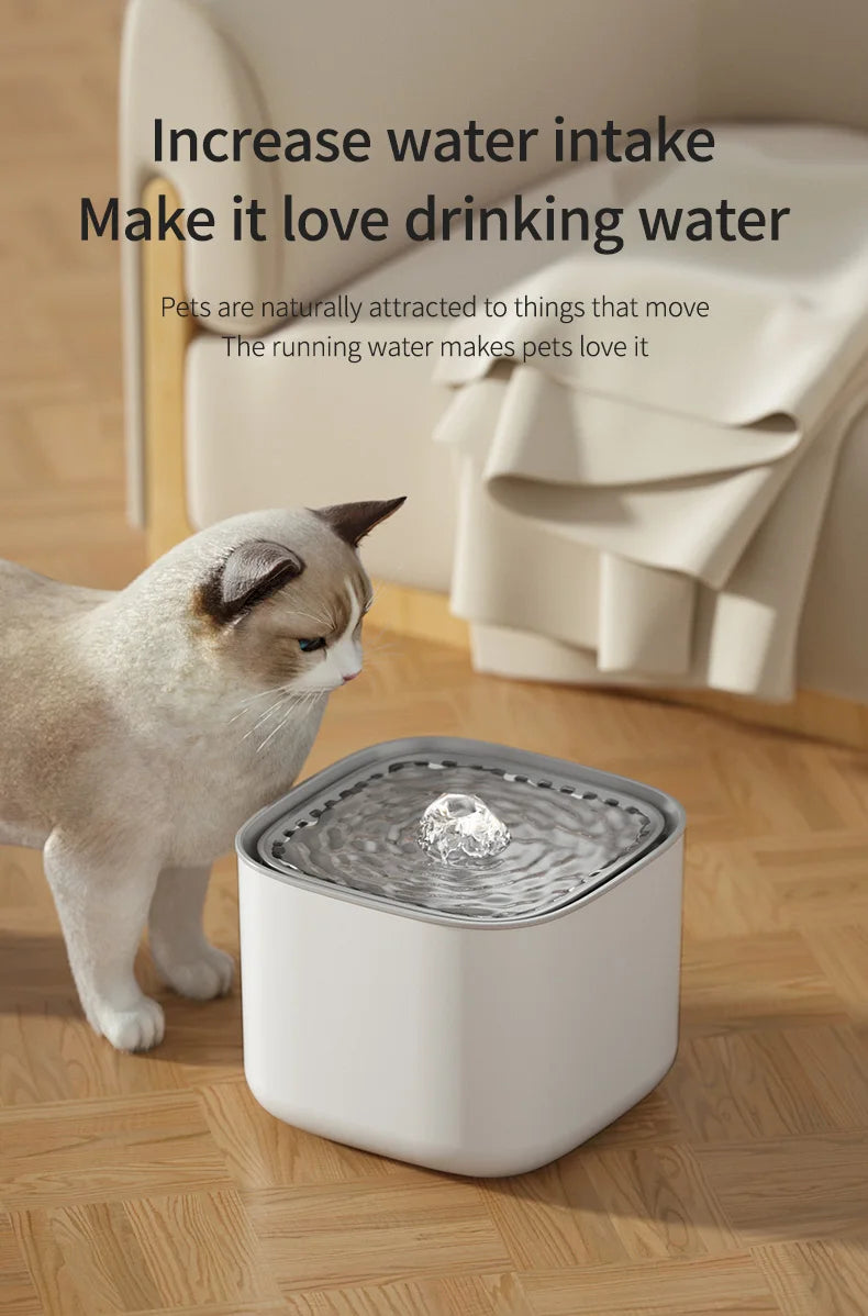 3L Cat Water Fountain Auto Recirculate Filter Large Capacity Filtring Cats Water Drinker USB Electric Mute Cats Water Dispenser Beauty World Shop