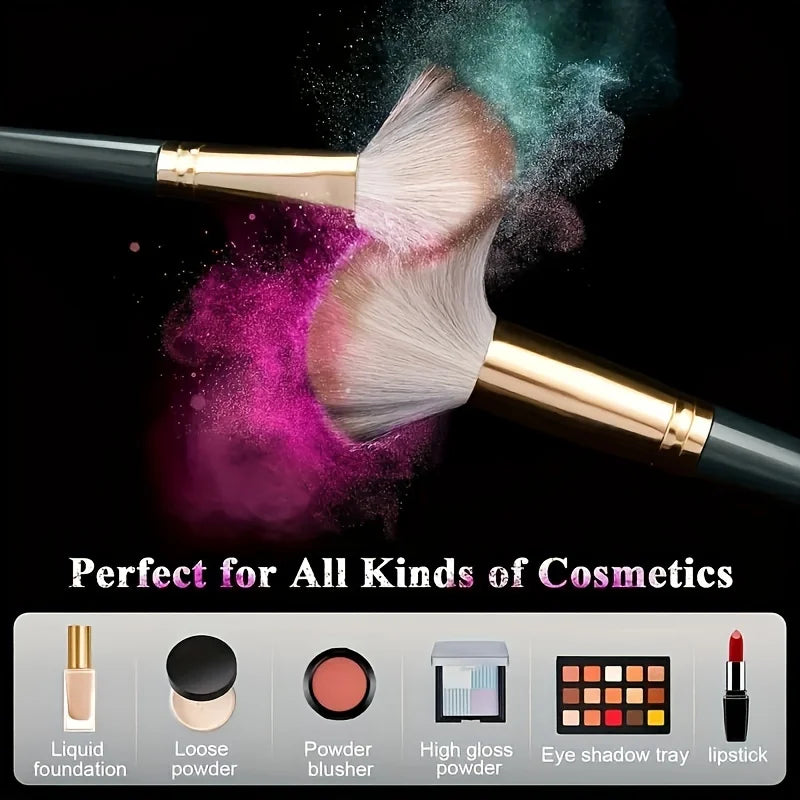 14-Piece Makeup Brush Set, Soft Nylon Bristles, Foundation Brush, Eyeshadow Brush Multi-Function Makeup Brush Travel Set Beauty World Shop