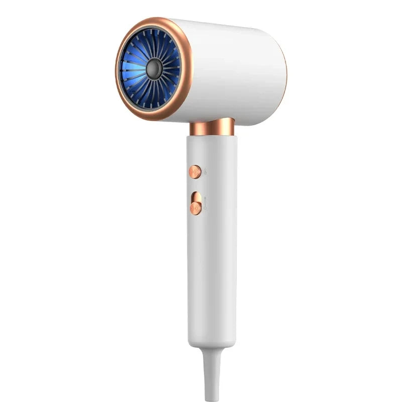 HOMEFISH 2000W Salon Hair Dryer with Hot/Cold Air Brush Negative Ionic Technology 5th Gear Strong Power Hairdryer without Comb Beauty World Shop