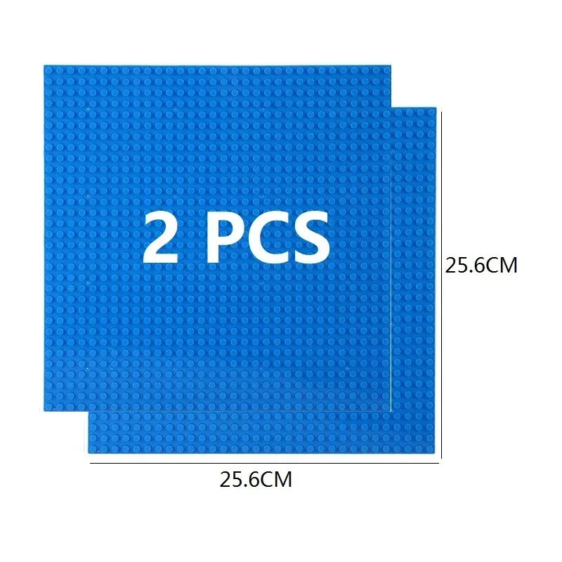 2Pcs Base Plate 32*32 32*16 Studs Classic Figures Building Blocks Plates Bricks Baseplate Blocks Children Toys For Kid Gifts Beauty World Shop