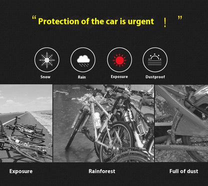 PEVA Material Mountain Bike Cover, Waterproof, Rainproof, Dustproof, Sunshade, Outdoor, Bicycle Accessories, 200*100cm Beauty World Shop