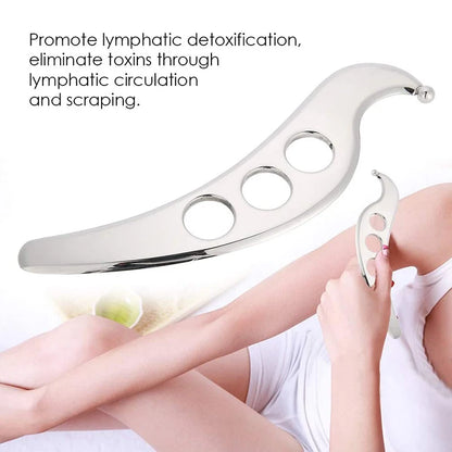 Stainless Steel Gua Sha Muscle Fascia Scraper Tool Skin Scraping Massage Tool Body Shoulder Back Arm Leg Massage Care Beauty World Shop
