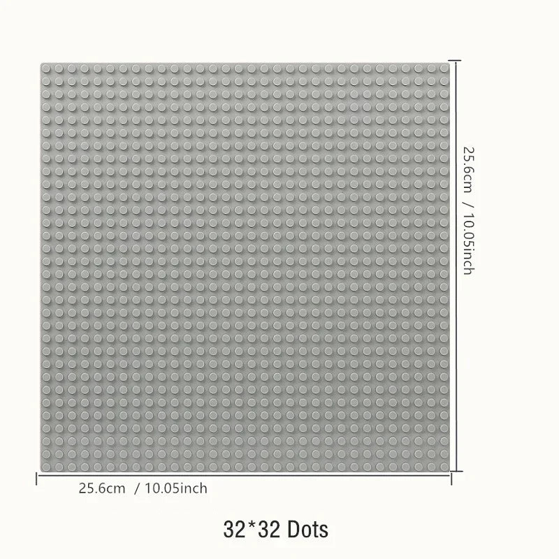 Classic Base Plates 32x32x16x16 Dots MOC DIY Plastic Bricks Baseplates City Dimensions Building Blocks Figures Construction Toys Beauty Fashion