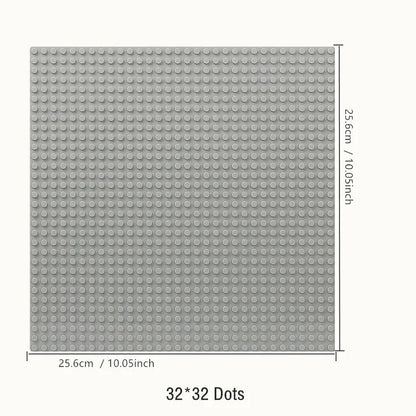 Classic Base Plates 32x32x16x16 Dots MOC DIY Plastic Bricks Baseplates City Dimensions Building Blocks Figures Construction Toys Beauty Fashion