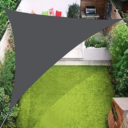 3x3x3M Folding Waterproof Triangle Sun Shade Sail Canopy For Outdoor Activities Backyard Awning Camping Tents Shade Cloth Beauty World Shop