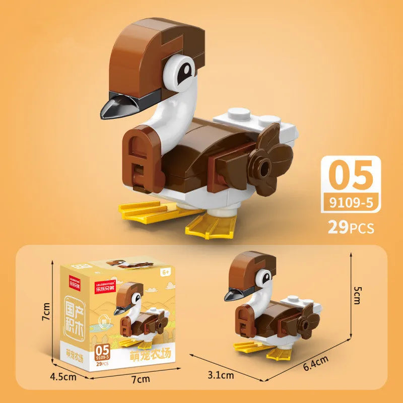 Insect World Animals Scorpion Mantis Ants Spider Birds Marine Animal Building Blocks Toys Desktop Ornaments Bricks Kids Gift Beauty World Shop