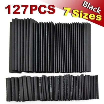 1060/530/127PCS Heat Shrink Tubing kit 2:1 Shrinkable Wire Shrinking Wrap Wire Connect Cover Cable Repair Protection Beauty World Shop