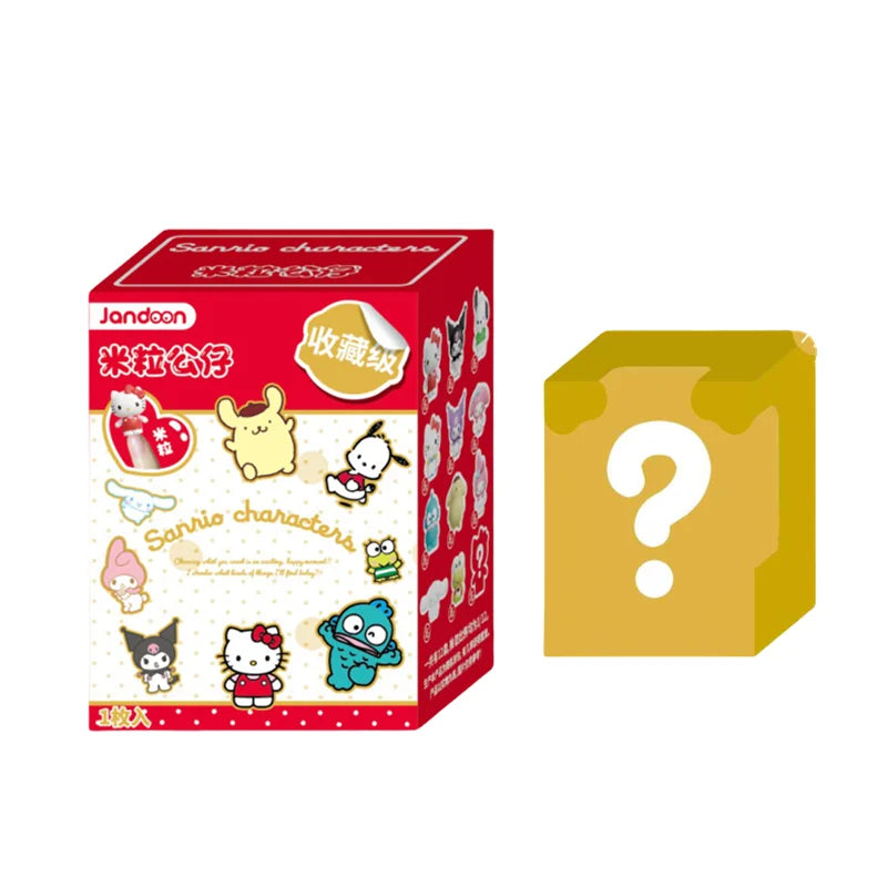 JANDOOM Sanrio Kuromi Hello Kitty Pochacco Cinnamoroll Melody Anime Figure Rice Grain Doll Peripheral Model Blind Box Toys Gifts Beauty World Shop