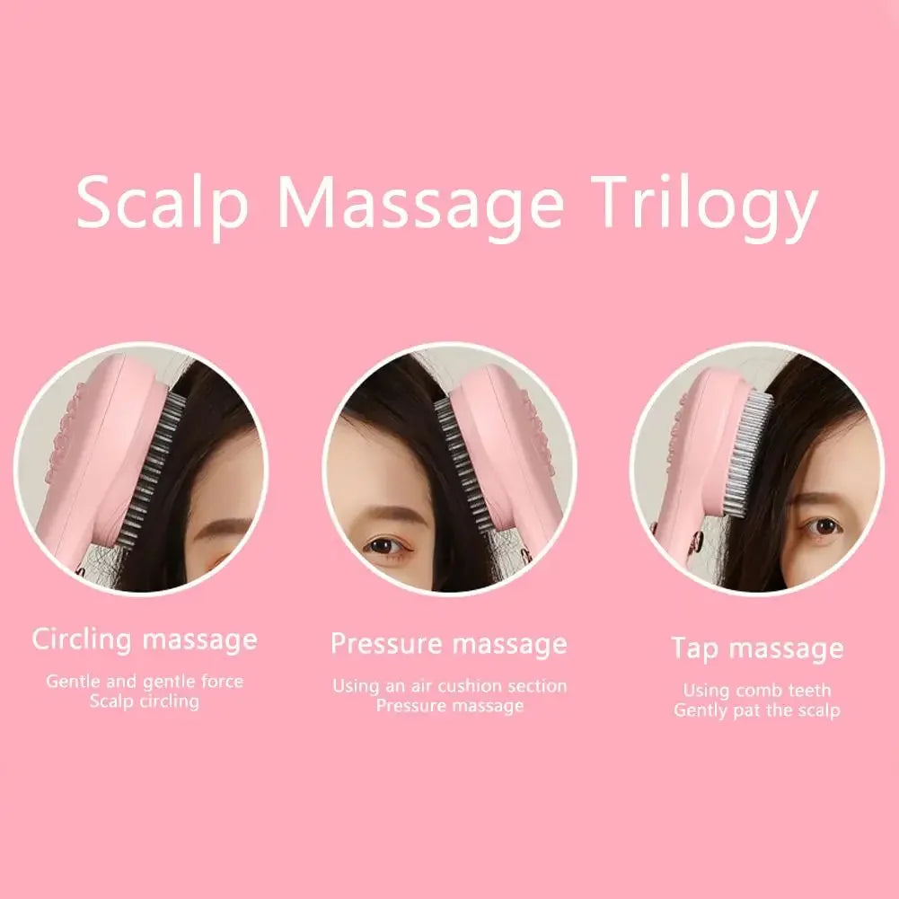 1pcs Magic Retractable Hair Comb-Anti-Static Scalp Massaging & Detangling Brush for All Hair Types Holiday Gift Box Beauty Tool Beauty World Shop