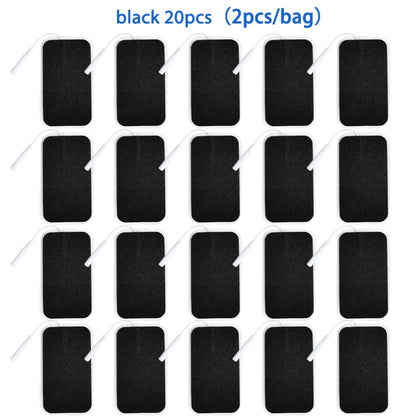 Self Adhesive Reusable Electrode Patches, Non-woven Fabric Electrode Pads, TENS Unit, EMS Muscle Stimulator, Replacement Sticker Beauty World Shop
