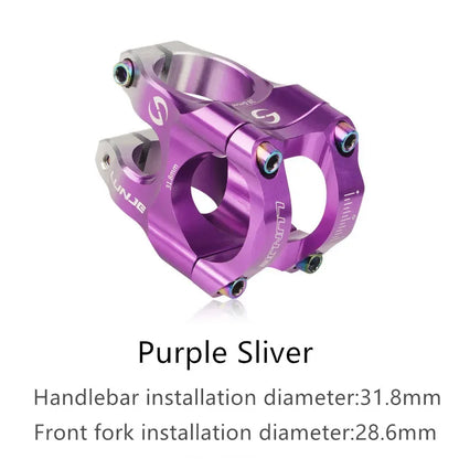 MTB Road Bike Stem CNC Mountain Bicycle Bridge Short Power 31.8mm High Strength Climbing Riser Beauty World Shop