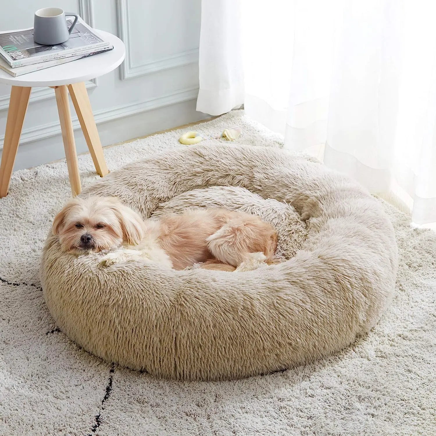 Super Cat Bed Warm Sleeping Cat Nest Soft Long Plush Best Pet Dog Bed for Dogs Basket Cushion Cat Bed Cat Mat Animals Sleeping Beauty World Shop