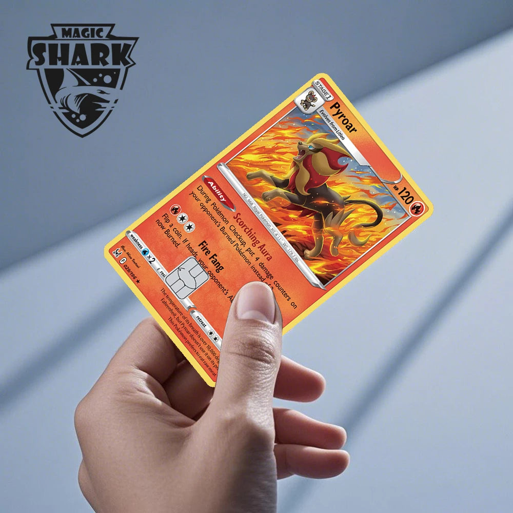 2025 New Pokemons Charizard Blastoise Bulbasaur Eevee Metwo Sticker Film Skin Cover for Credit Debit Card Beauty World Shop