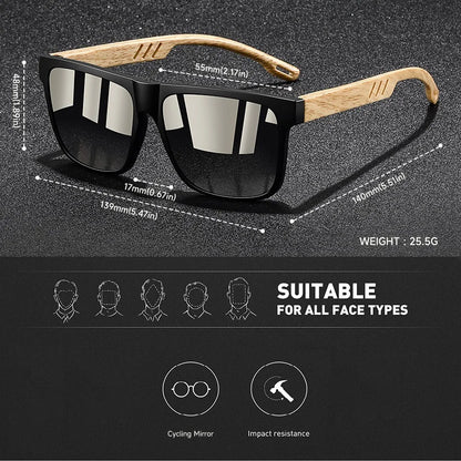 Fashion Vintage Square Square Frame Sunglasses Men Women Fishing Driving Man Luxury Brand Designer Sun Glasses  Eyewear Beauty World Shop