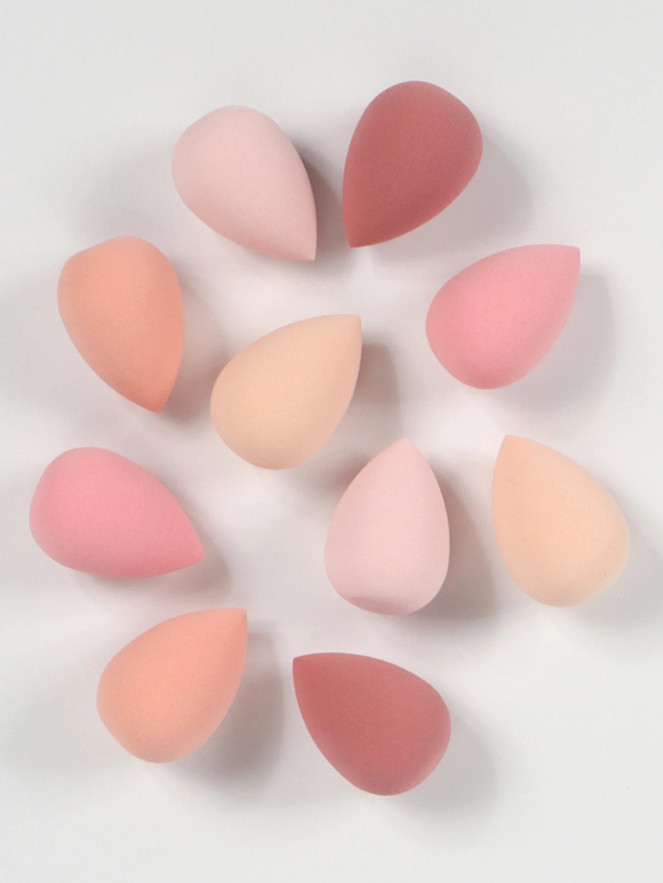 10 件 Mini Makeup Sponge Powder Puff Beauty Sponge for Makeup Concealer Liquid Foundation Face Cosmetic Puff Make up Sponge Beauty World Shop