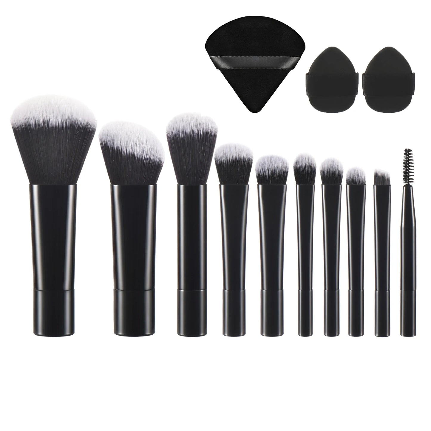 10 color Mini makeup brush Travel portable Makeup Tool Makeup Puff - Palm Brush Professional Makeup tool set Christmas gift Beauty World Shop