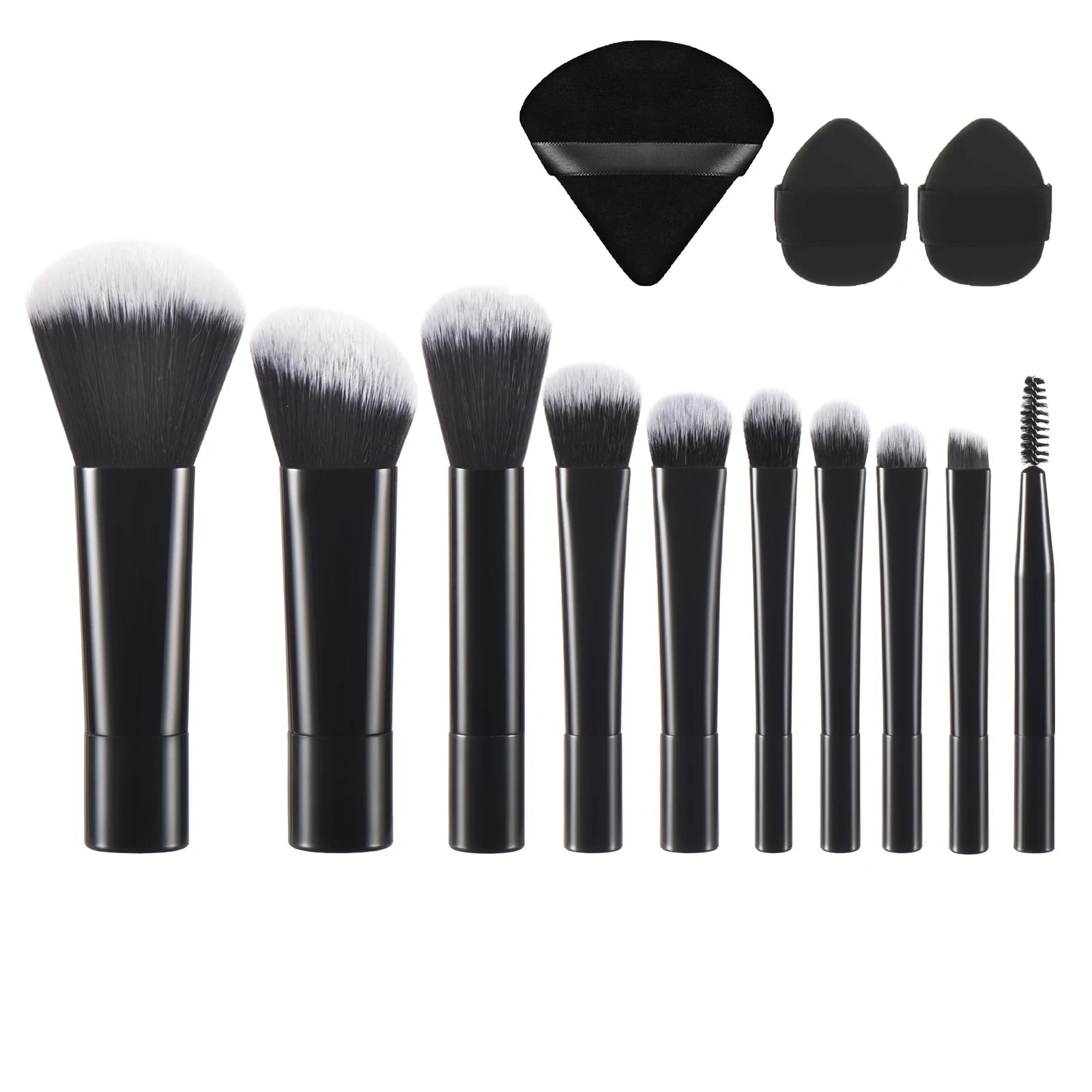 10 color Mini makeup brush Travel portable Makeup Tool Makeup Puff - Palm Brush Professional Makeup tool set Christmas gift Beauty World Shop