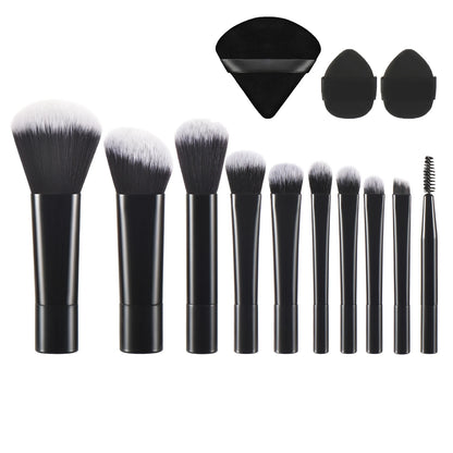 10 color Mini makeup brush Travel portable Makeup Tool Makeup Puff - Palm Brush Professional Makeup tool set Christmas gift Beauty World Shop