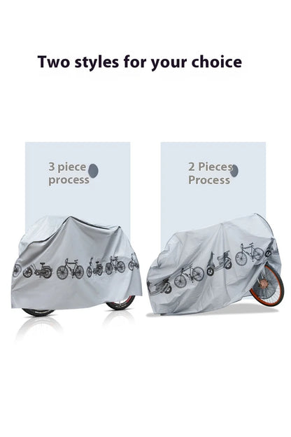 PEVA Material Mountain Bike Cover, Waterproof, Rainproof, Dustproof, Sunshade, Outdoor, Bicycle Accessories, 200*100cm Beauty World Shop