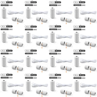 16 Pairs White