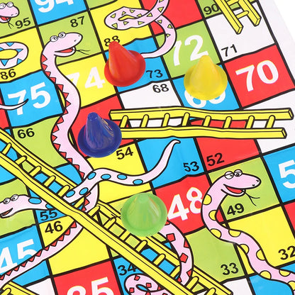 Snake Ladder Educational Kids Children Toys Family Interesting Board Game Gifts Beauty World Shop