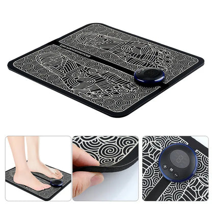 Electric Foot Massager Pad Muscle Massage Relaxation Trainer For Massage Fitness Outdoor Sport Home Family Relax Beauty World Shop