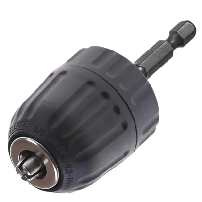 Keyless Drill Chuck Converter, 3/8 "- 24UNF Thread, Quick Change Adapter, 1/4" Hex Shank Beauty Trend Shop