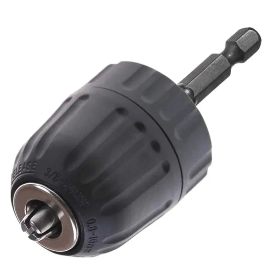 Keyless Drill Chuck Converter, 3/8 "- 24UNF Thread, Quick Change Adapter, 1/4" Hex Shank Beauty Trend Shop