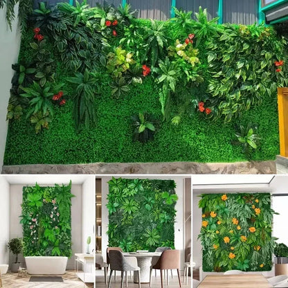 10pcs Artificial Plants Grass Wall Panel Boxwood Hedge Greenery UV Protection Green Decor Privacy Fence Backyard Screen Wedding Beauty World Shop
