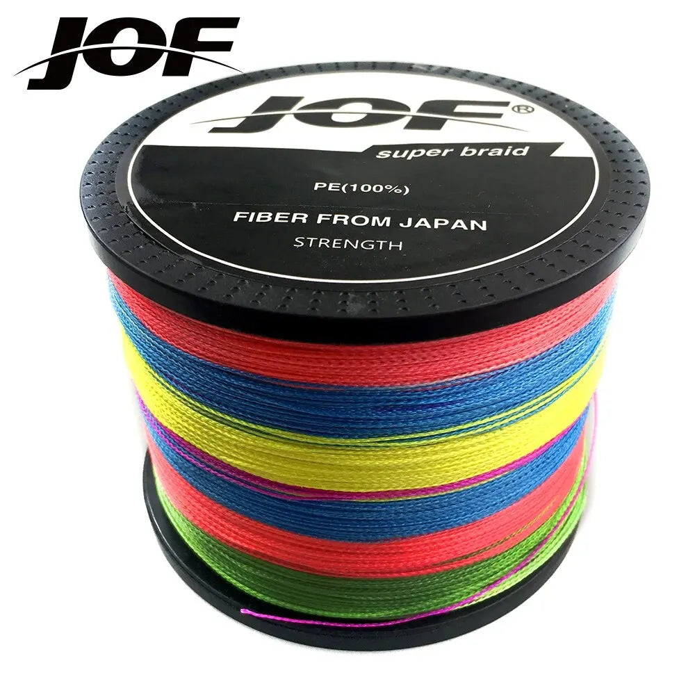 JOF 4 Strands Braided Fishing Line Multifilament 300M 500M 1000M Carp Fishing Japanese Braided Wire Fishing Accessories Pe Line Beauty World Shop